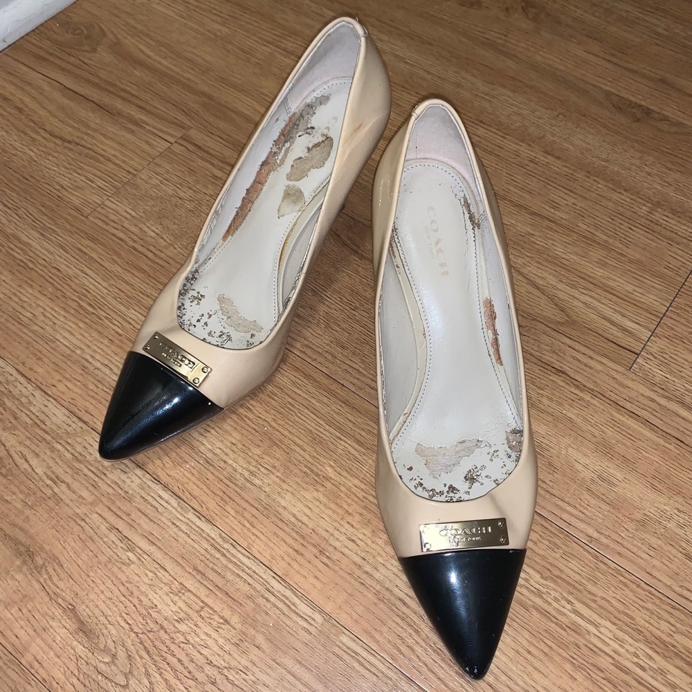 COACH Zan Patent leather heels